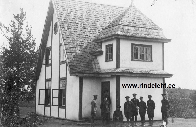 ohvitseride maja Värska laagri platsil August 1928.jpg