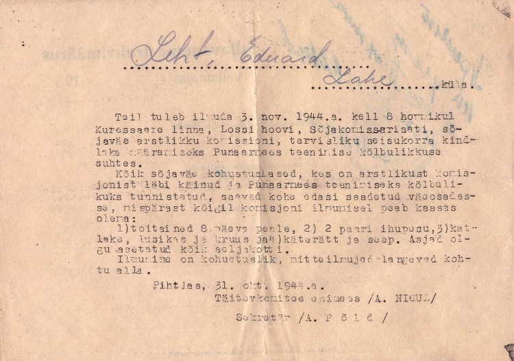 Sõjaväe kutse 1944 Pihtla v..jpg